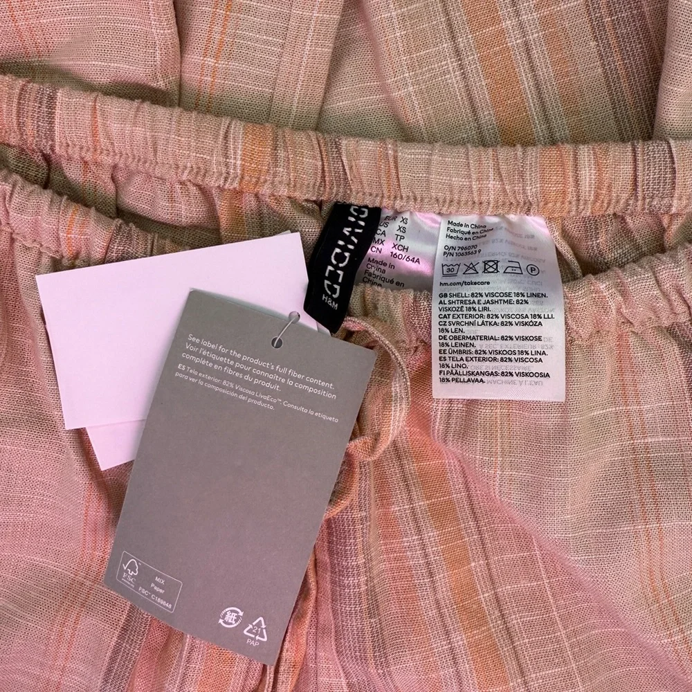 H&M divided linen